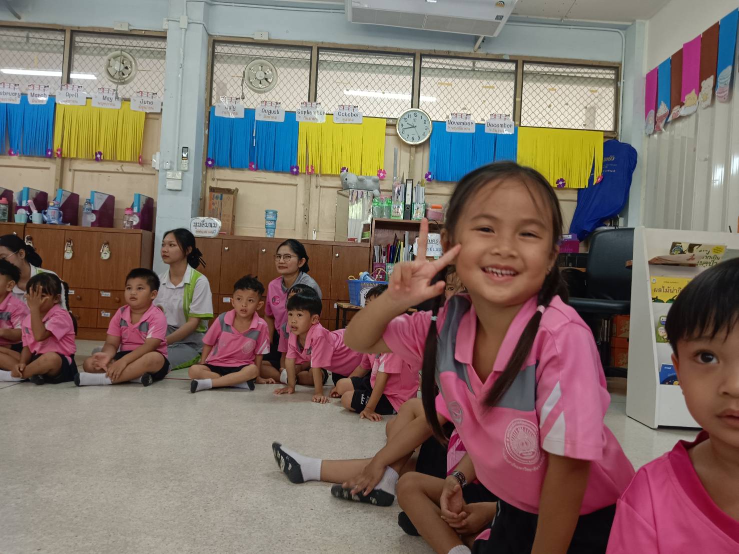 กิจกรรมส่งเสริมการอ่าน หนูน้อยอนุบาล 2/1 เรียนรู้สนุกสนาน เปิดโลกกว้างสู่จินตนาการ