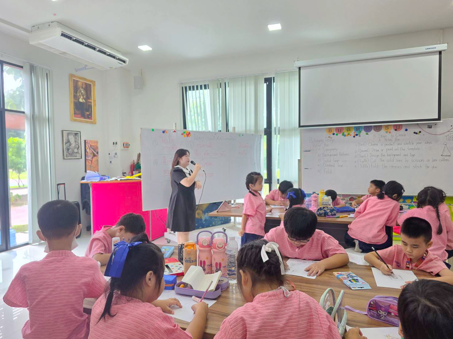 การจัดการเรียนการสอนบูรณาการ วิชาศิลปะ & ภาษาอังกฤษ